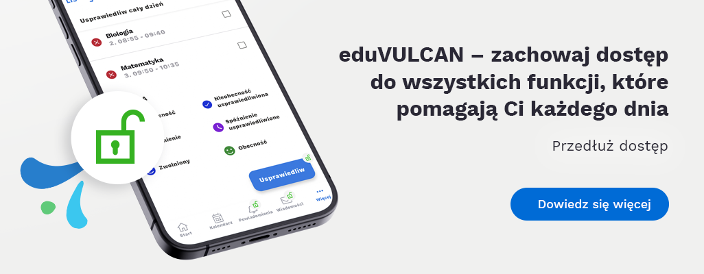Zachowaj wszystkie funkcje eduVULCAN